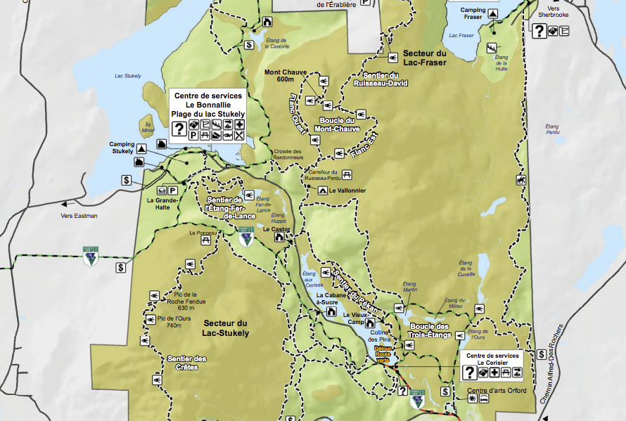 Cartes activités d'été MontOrford Mont Orford