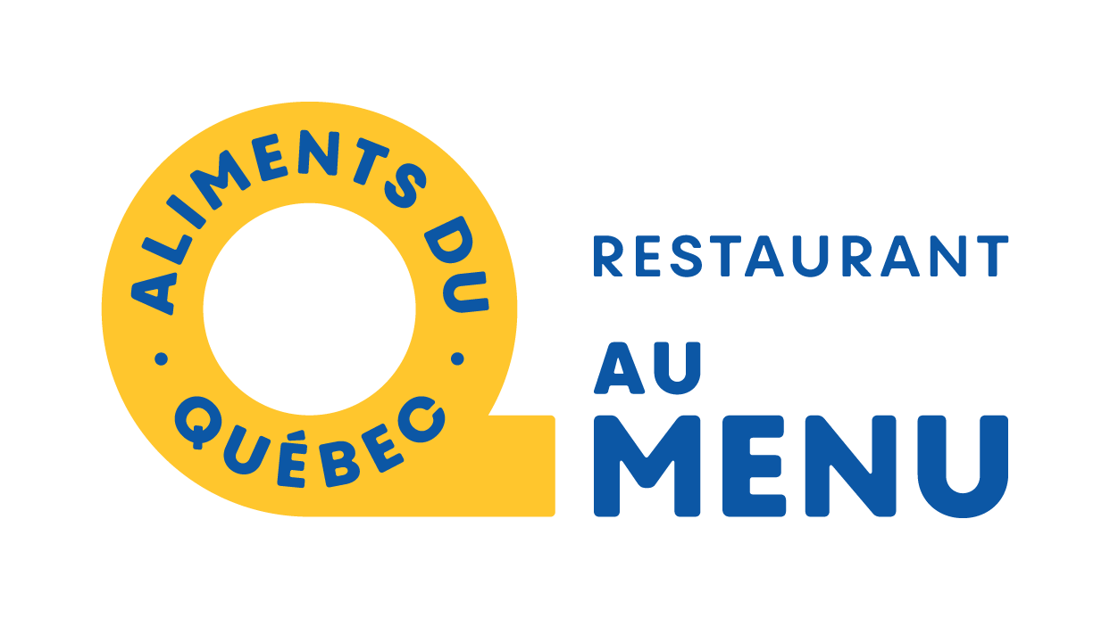 Aliments Du Quebec Logo Au Menu Restaurant Couleur RGB